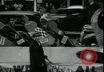 Image of protest against WPA layoffs during Depression New York City USA, 1937, second 33 stock footage video 65675076854