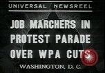 Image of American people Washington DC USA, 1937, second 1 stock footage video 65675076856