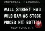 Image of 1937 selloff on stock exchange New York City USA, 1937, second 1 stock footage video 65675076857