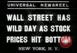 Image of 1937 selloff on stock exchange New York City USA, 1937, second 4 stock footage video 65675076857
