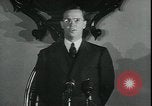 Image of William Martin President of New York Stock Exchange New York City USA, 1938, second 34 stock footage video 65675076858