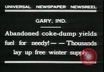 Immagine di Il popolo americano per il recupero carburante nella grande depressione Gary Indiana USA, 1931, secondo 6 filmato di repertorio 65675076859