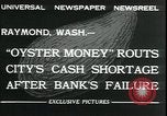 Image 'urgence imprimé de l'argent après faillite de banque en Grande dépression Raymond Washington USA, 1932, de la seconde 6 séquences d'archives historiques vidéo 65675076861