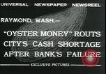 Image 'urgence imprimé de l'argent après faillite de banque en Grande dépression Raymond Washington USA, 1932, de la seconde 7 séquences d'archives historiques vidéo 65675076861