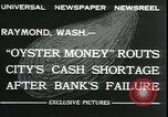 Image 'urgence imprimé de l'argent après faillite de banque en Grande dépression Raymond Washington USA, 1932, de la seconde 9 séquences d'archives historiques vidéo 65675076861
