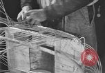 Image of wicker furniture manufacturing plant United States USA, 1920, second 43 stock footage video 65675076870