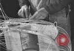 Image of wicker furniture manufacturing plant United States USA, 1920, second 44 stock footage video 65675076870
