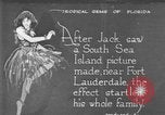 Image of Boy dressed in grass skirt performs hula dance Fort Lauderdale Florida USA, 1920, second 1 stock footage video 65675076871