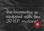 Image of locomotive United States USA, 1919, second 3 stock footage video 65675076893