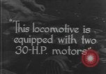 Image of locomotive United States USA, 1919, second 7 stock footage video 65675076893