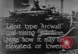 Image of coal mining machine United States USA, 1919, second 1 stock footage video 65675076894