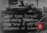 Image of coal mining machine United States USA, 1919, second 4 stock footage video 65675076894