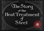 Image of heat treatment of steel United States USA, 1924, second 9 stock footage video 65675076898