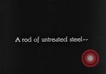 Image of heat treatment of steel United States USA, 1924, second 62 stock footage video 65675076898