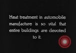 Image of heat treatment United States USA, 1924, second 12 stock footage video 65675076899