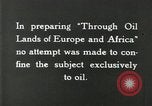 Image of oil fields Italy, 1926, second 62 stock footage video 65675076908