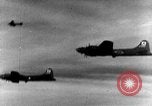 Image of Formation of U.S. 8th Air Force B-17 Flying Fortresses Europe, 1943, second 25 stock footage video 65675076934