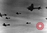 Image of Formation of U.S. 8th Air Force B-17 Flying Fortresses Europe, 1943, second 39 stock footage video 65675076934