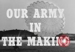 Image of American paratroopers Fort Bragg North Carolina USA, 1942, second 12 stock footage video 65675076956