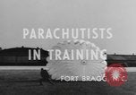 Image of American paratroopers Fort Bragg North Carolina USA, 1942, second 16 stock footage video 65675076956