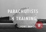 Image of American paratroopers Fort Bragg North Carolina USA, 1942, second 17 stock footage video 65675076956