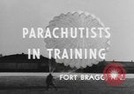Image of American paratroopers Fort Bragg North Carolina USA, 1942, second 19 stock footage video 65675076956