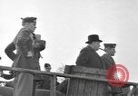 Image of Eisenhower and Churchill visit 101st Airborne Division Welford Berkshire England United Kingdom, 1944, second 5 stock footage video 65675076989