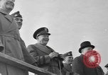 Image of Winston Churchill and Generals Eisenhower and Bradley visit 101st Airb Welford Berkshire England United Kingdom, 1944, second 3 stock footage video 65675076990