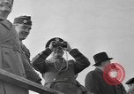Image of Winston Churchill and Generals Eisenhower and Bradley visit 101st Airb Welford Berkshire England United Kingdom, 1944, second 7 stock footage video 65675076990