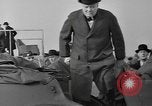 Image of Winston Churchill and Generals Eisenhower and Bradley visit 101st Airb Welford Berkshire England United Kingdom, 1944, second 33 stock footage video 65675076990