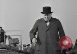 Image of Winston Churchill and Generals Eisenhower and Bradley visit 101st Airb Welford Berkshire England United Kingdom, 1944, second 34 stock footage video 65675076990