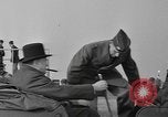 Image of Winston Churchill and Generals Eisenhower and Bradley visit 101st Airb Welford Berkshire England United Kingdom, 1944, second 39 stock footage video 65675076990