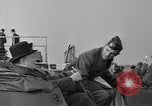 Image of Winston Churchill and Generals Eisenhower and Bradley visit 101st Airb Welford Berkshire England United Kingdom, 1944, second 40 stock footage video 65675076990