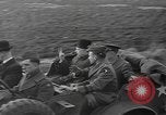 Image of Winston Churchill and Generals Eisenhower and Bradley visit 101st Airb Welford Berkshire England United Kingdom, 1944, second 50 stock footage video 65675076990