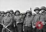 Image of Winston Churchill and Generals Eisenhower and Bradley visit 101st Airb Welford Berkshire England United Kingdom, 1944, second 53 stock footage video 65675076990