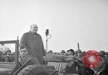 Image of Winston Churchill and Generals Eisenhower and Bradley visit 101st Airb Welford Berkshire England United Kingdom, 1944, second 57 stock footage video 65675076990