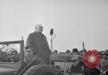 Image of Winston Churchill and Generals Eisenhower and Bradley visit 101st Airb Welford Berkshire England United Kingdom, 1944, second 61 stock footage video 65675076990