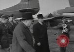 Image of 101st Airborne Division demonstration for Prime Minister Churchill Welford Berkshire England United Kingdom, 1944, second 15 stock footage video 65675076991