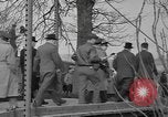 Image of 101st Airborne Division demonstration for Prime Minister Churchill Welford Berkshire England United Kingdom, 1944, second 25 stock footage video 65675076991