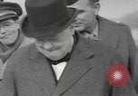 Image of 101st Airborne Division demonstration for Prime Minister Churchill Welford Berkshire England United Kingdom, 1944, second 39 stock footage video 65675076991