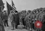 Image of 101st Airborne Division demonstration for Prime Minister Churchill Welford Berkshire England United Kingdom, 1944, second 62 stock footage video 65675076991