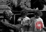 Image of American soldiers Pilsen Czechoslovakia, 1945, second 21 stock footage video 65675077027