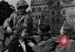 Image of American soldiers Pilsen Czechoslovakia, 1945, second 33 stock footage video 65675077027