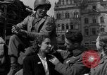 Image of American soldiers Pilsen Czechoslovakia, 1945, second 34 stock footage video 65675077027