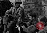 Image of American soldiers Pilsen Czechoslovakia, 1945, second 37 stock footage video 65675077027