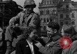 Image of American soldiers Pilsen Czechoslovakia, 1945, second 38 stock footage video 65675077027