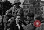 Image of American soldiers Pilsen Czechoslovakia, 1945, second 41 stock footage video 65675077027