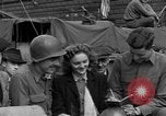 Image of American soldiers Pilsen Czechoslovakia, 1945, second 43 stock footage video 65675077027