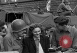 Image of American soldiers Pilsen Czechoslovakia, 1945, second 46 stock footage video 65675077027