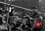 Image of American soldiers Pilsen Czechoslovakia, 1945, second 57 stock footage video 65675077027